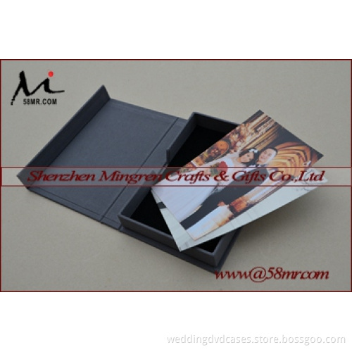Custom Cardboard Photo Storage Box with Magnet Lid
